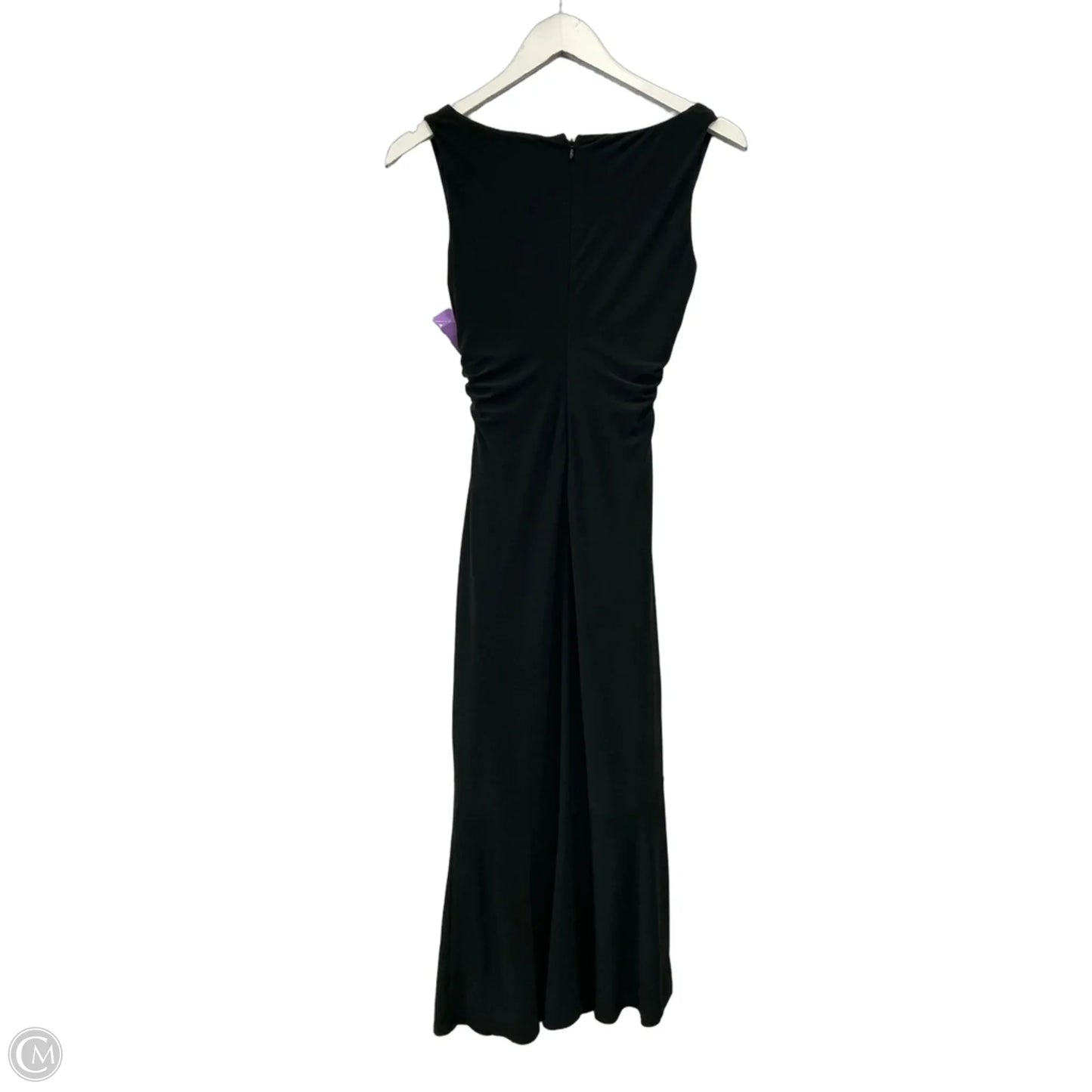 Dress Casual Midi By White House Black Market In Black, Size: Xs