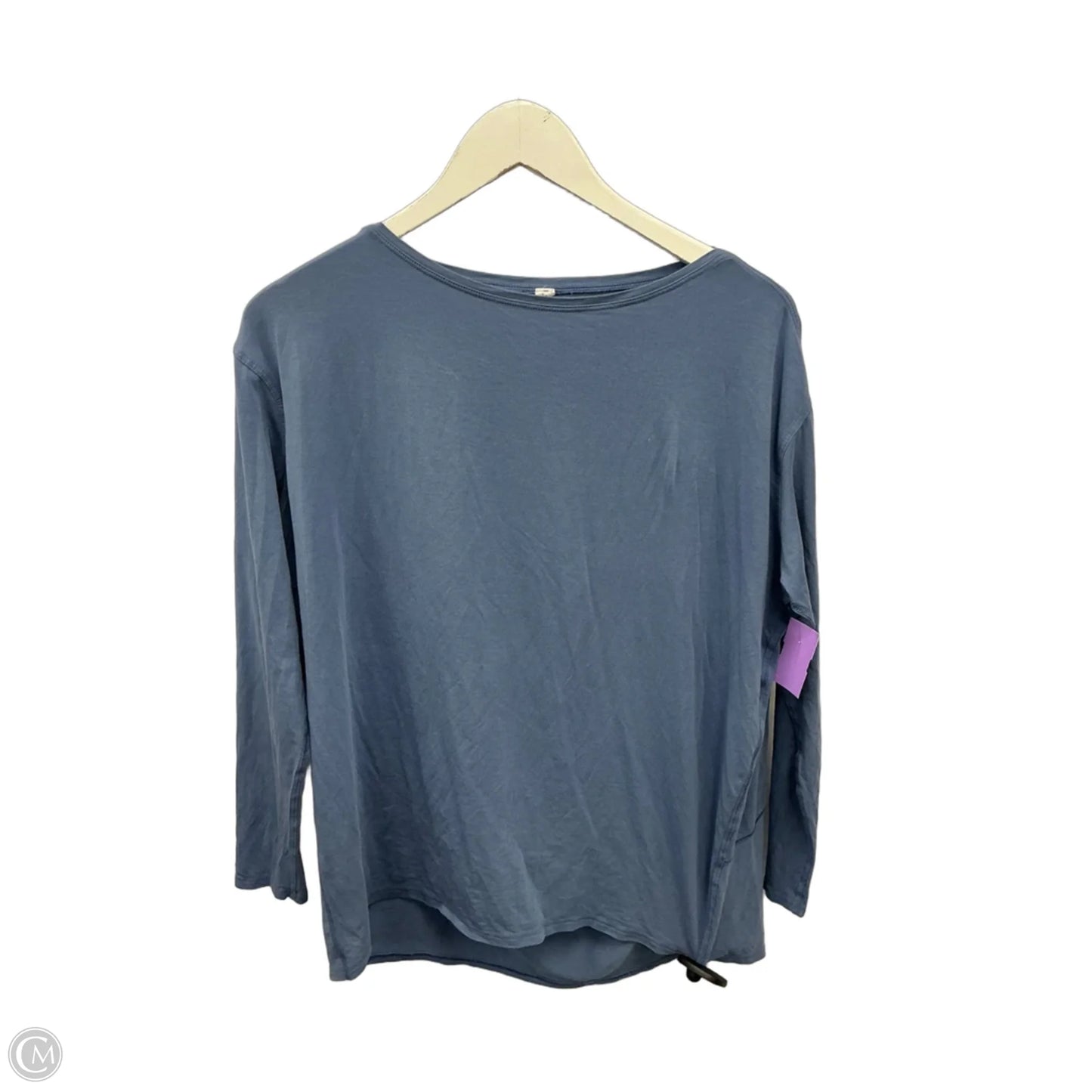 Athletic Top Long Sleeve Crewneck By Lululemon In Blue, Size: 10