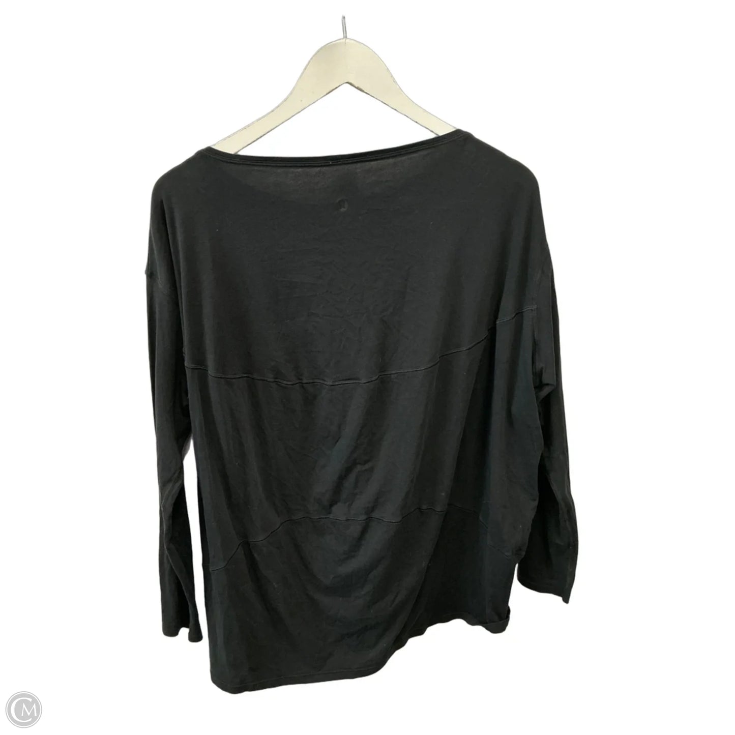 Athletic Top Long Sleeve Crewneck By Lululemon In Black, Size: 10