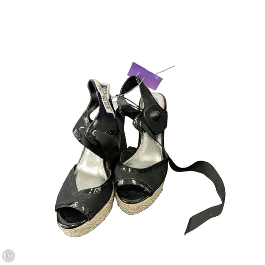 Sandals Heels Wedge By White House Black Market In Black, Size: 6.5