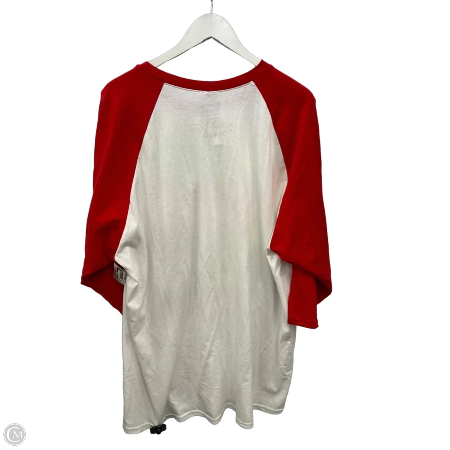 Top 3/4 Sleeve By Clothes Mentor In Red, Size: Xxl
