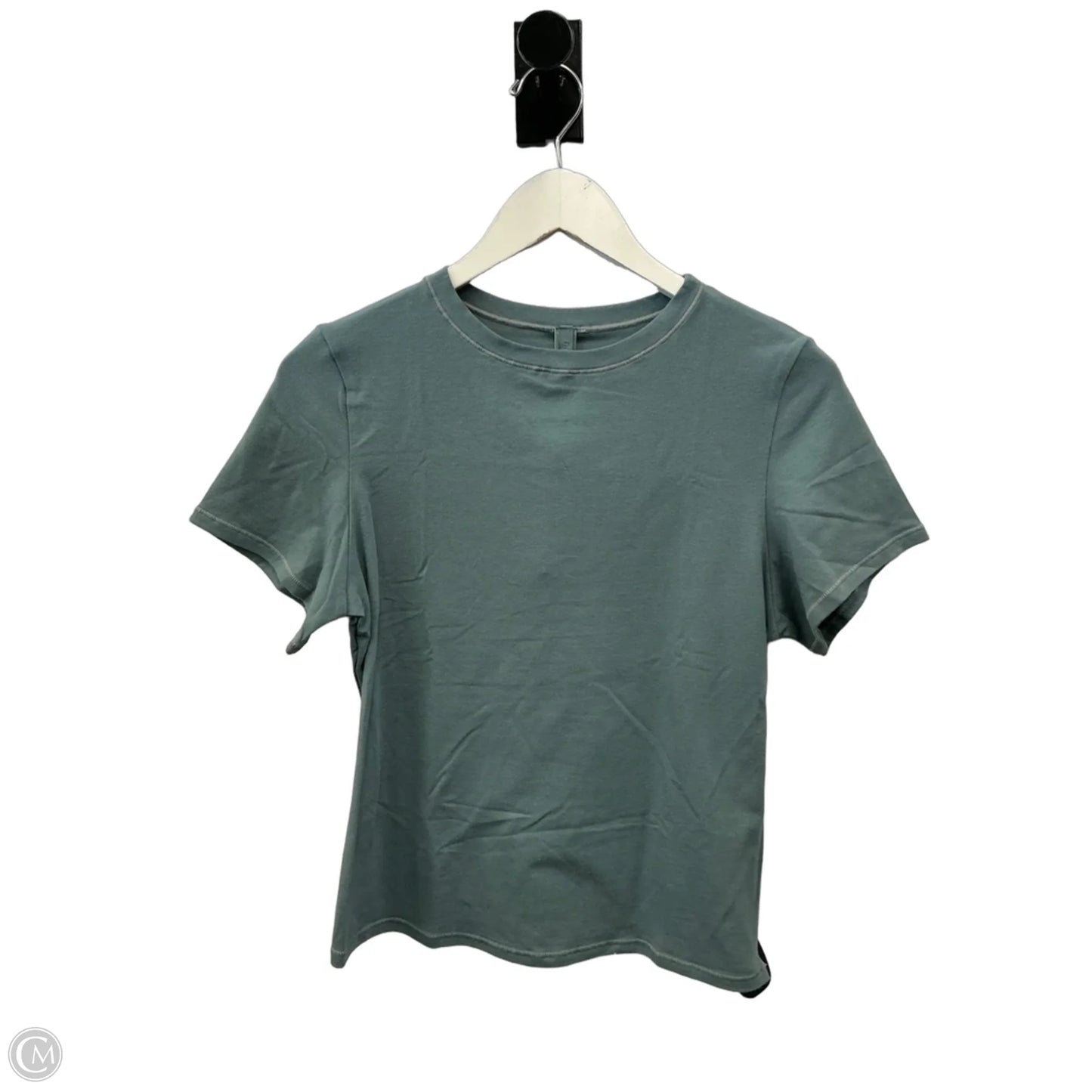 Athletic Top Short Sleeve By Skims In Blue, Size: Xl