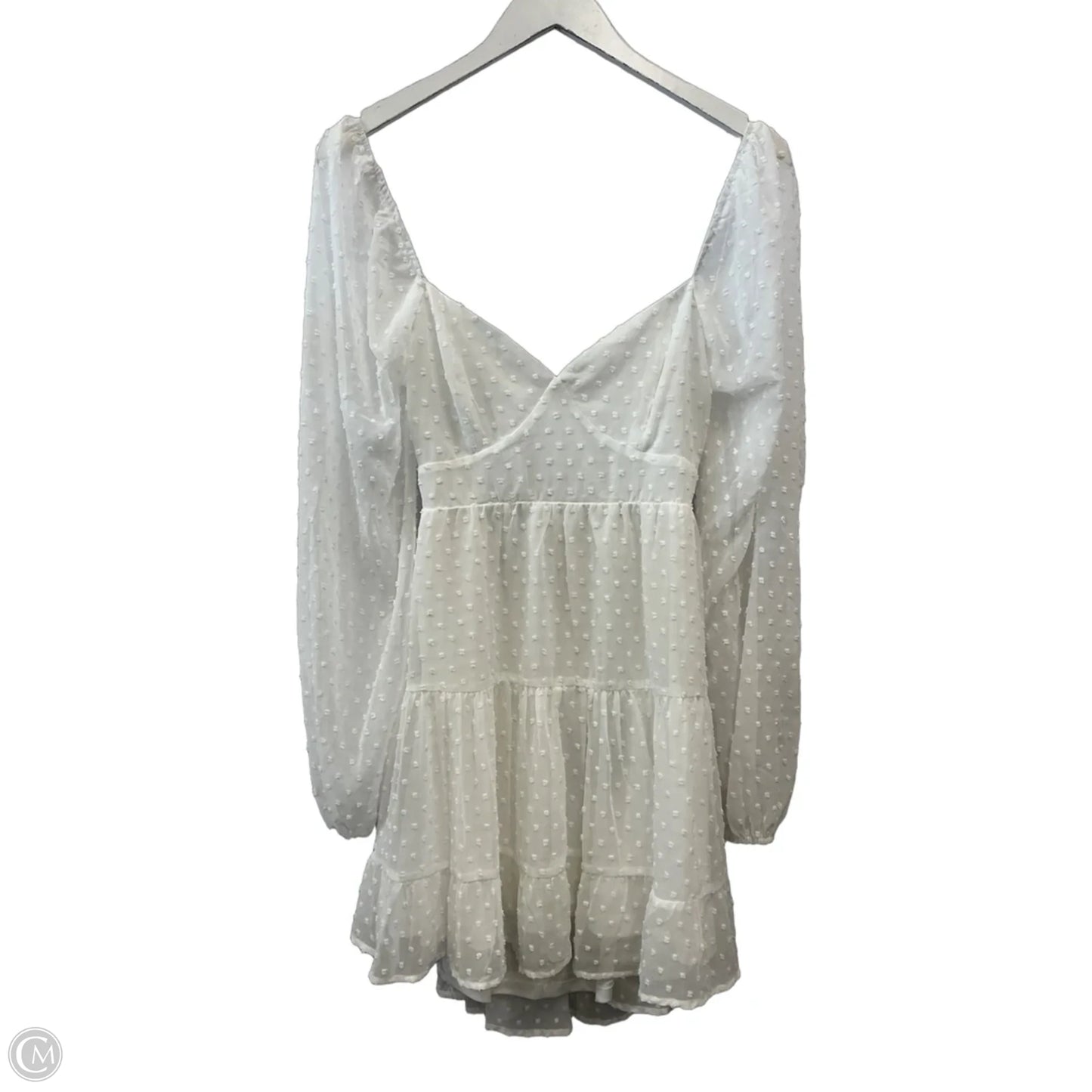 Dress Casual Midi By Lulus In White, Size: M
