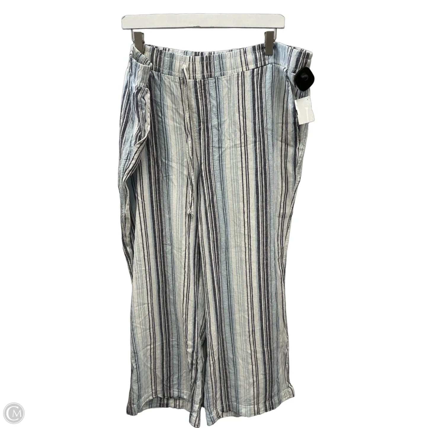 Pants Wide Leg By Briggs In Striped Pattern, Size: Xxl