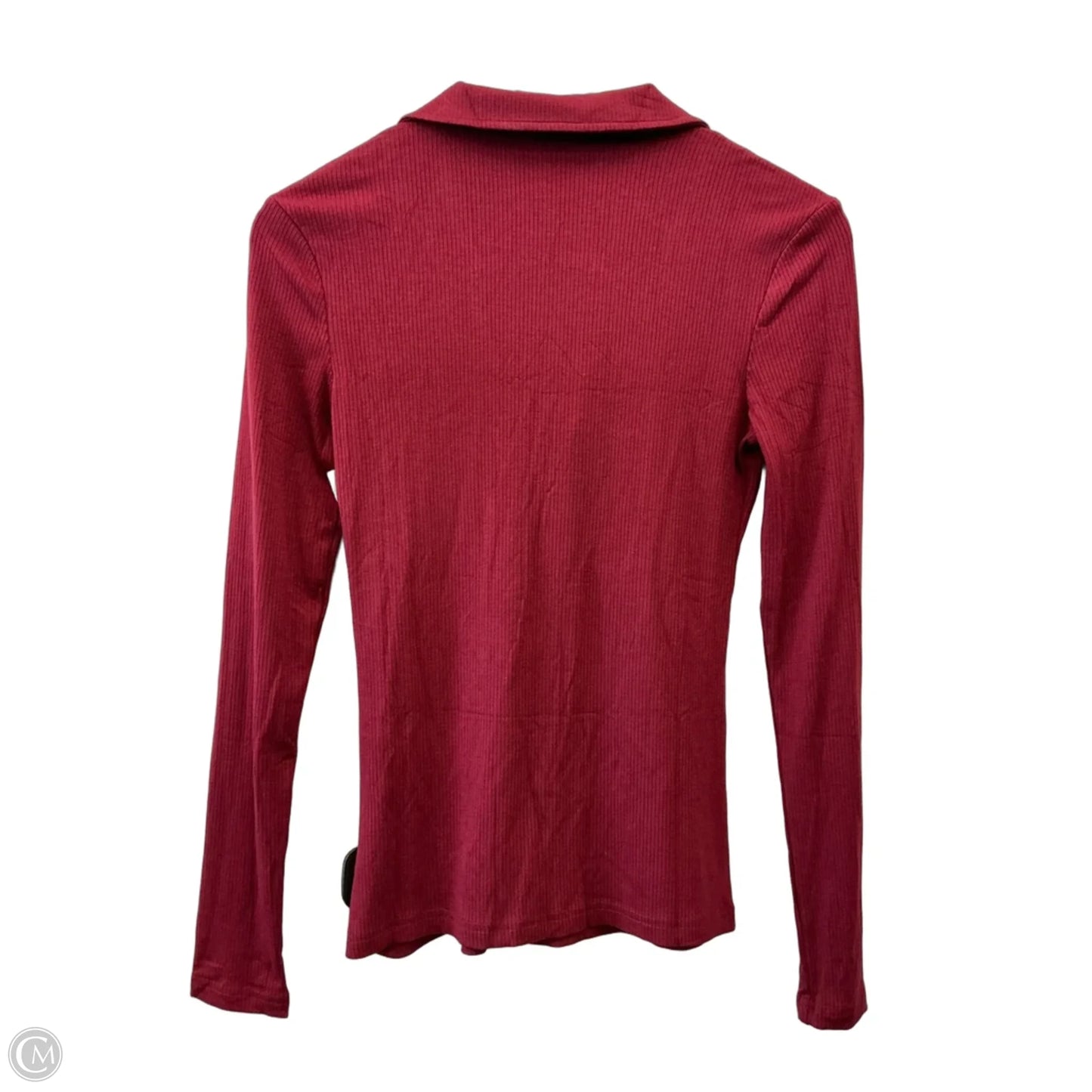 Top Long Sleeve By Clothes Mentor In Red, Size: S