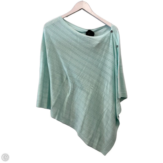 Poncho By Talbots In Teal, Size: M
