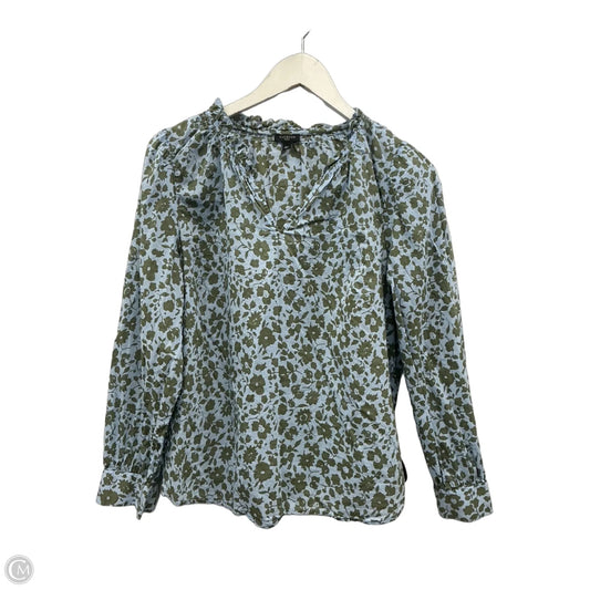 Top Long Sleeve By Talbots In Blue, Size: Lp
