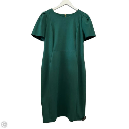 Dress Casual Midi By Calvin Klein In Green, Size: L