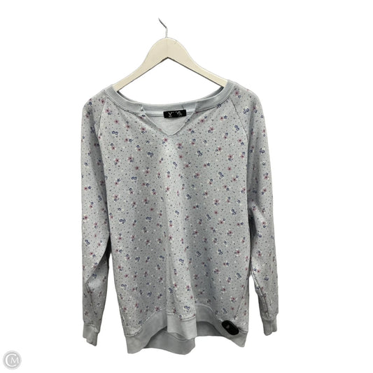 Sweatshirt Crewneck By Clothes Mentor In Floral Print, Size: Xl