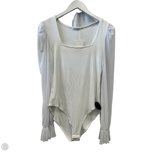 Bodysuit By Mangopop In White, Size: L