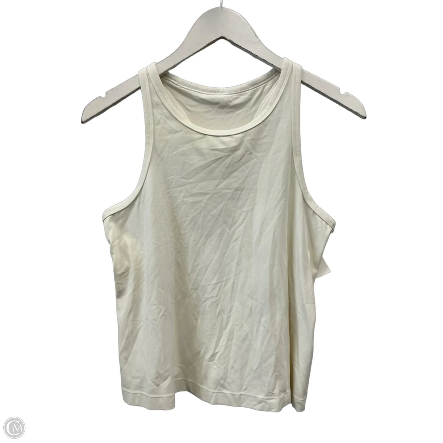 Athletic Tank Top By Lululemon In White, Size: L