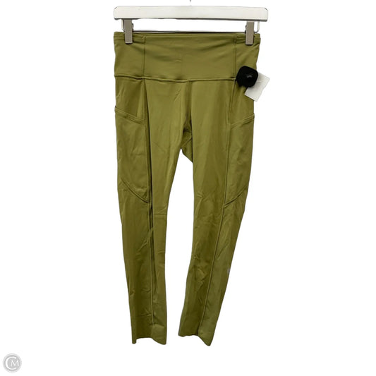 Athletic Capris By Lululemon In Green, Size: S