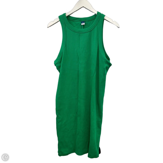 Dress Casual Midi By Old Navy In Green, Size: Xl
