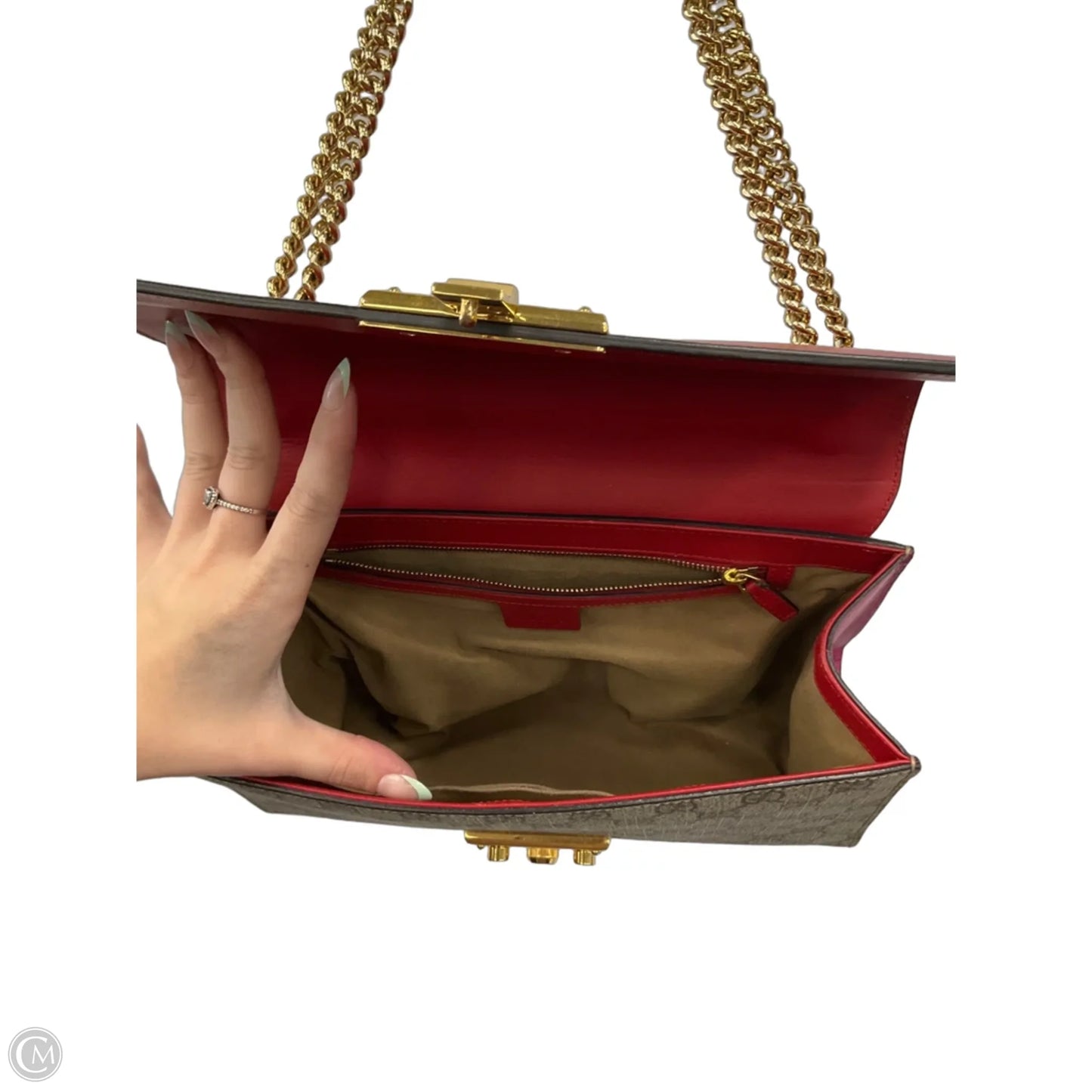 Handbag Luxury Designer By Gucci, Size: Medium