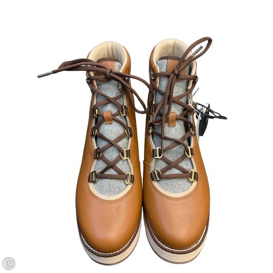 Boots Ankle Heels By Cole-haan In Brown, Size: 11