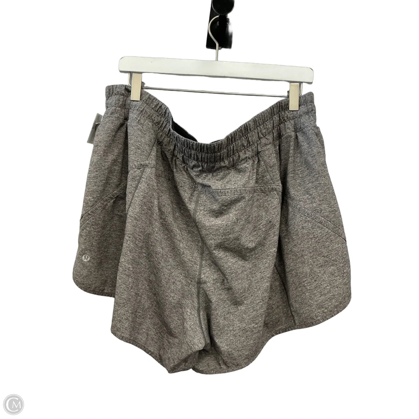 Athletic Shorts By Lululemon In Grey, Size: 20