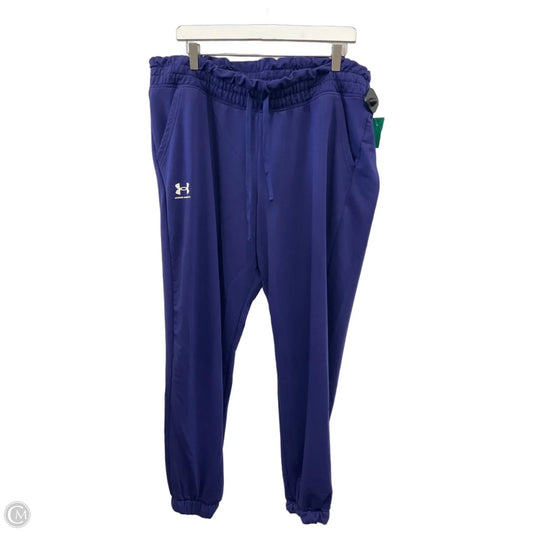 Athletic Pants By Under Armour In Purple, Size: 18