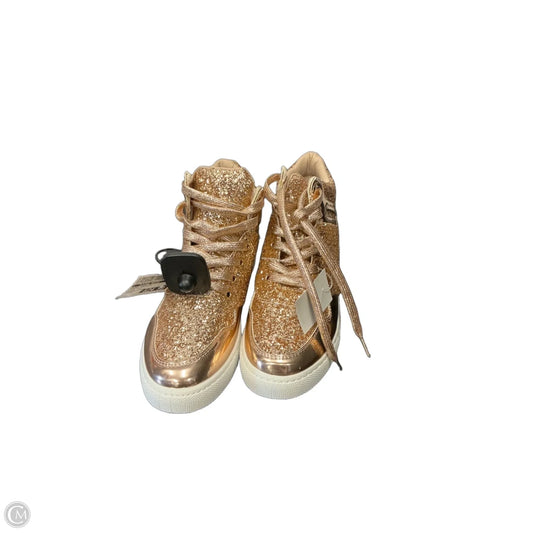 Shoes Sneakers By Clothes Mentor In Rose Gold, Size: 7