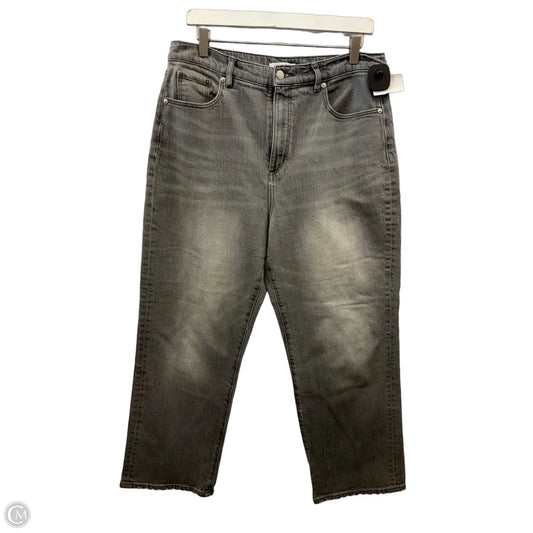 Jeans Wide Leg By Loft In Grey Denim, Size: 12