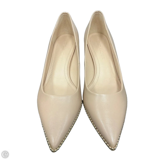 Shoes Designer By Coach In Cream, Size: 6