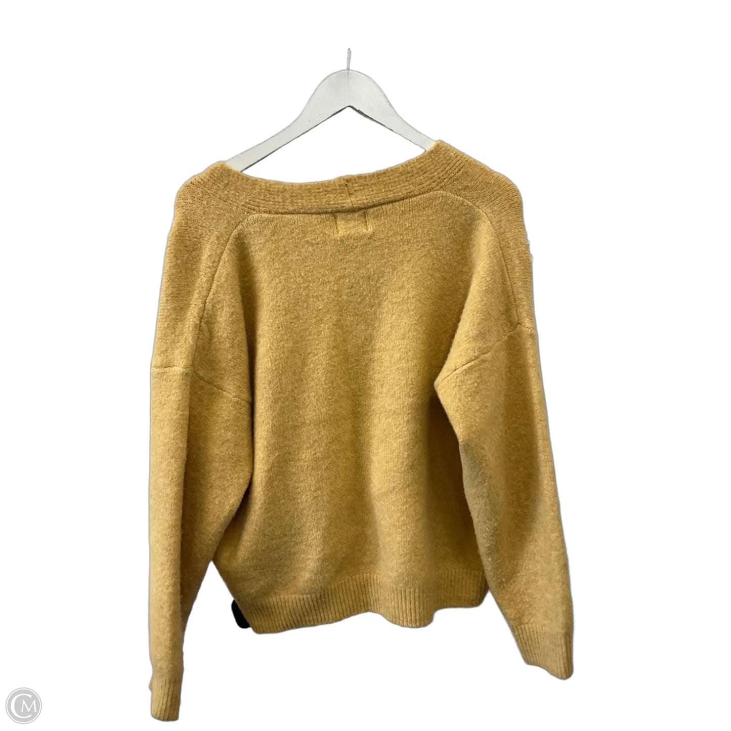 Cardigan By Clothes Mentor In Yellow, Size: M