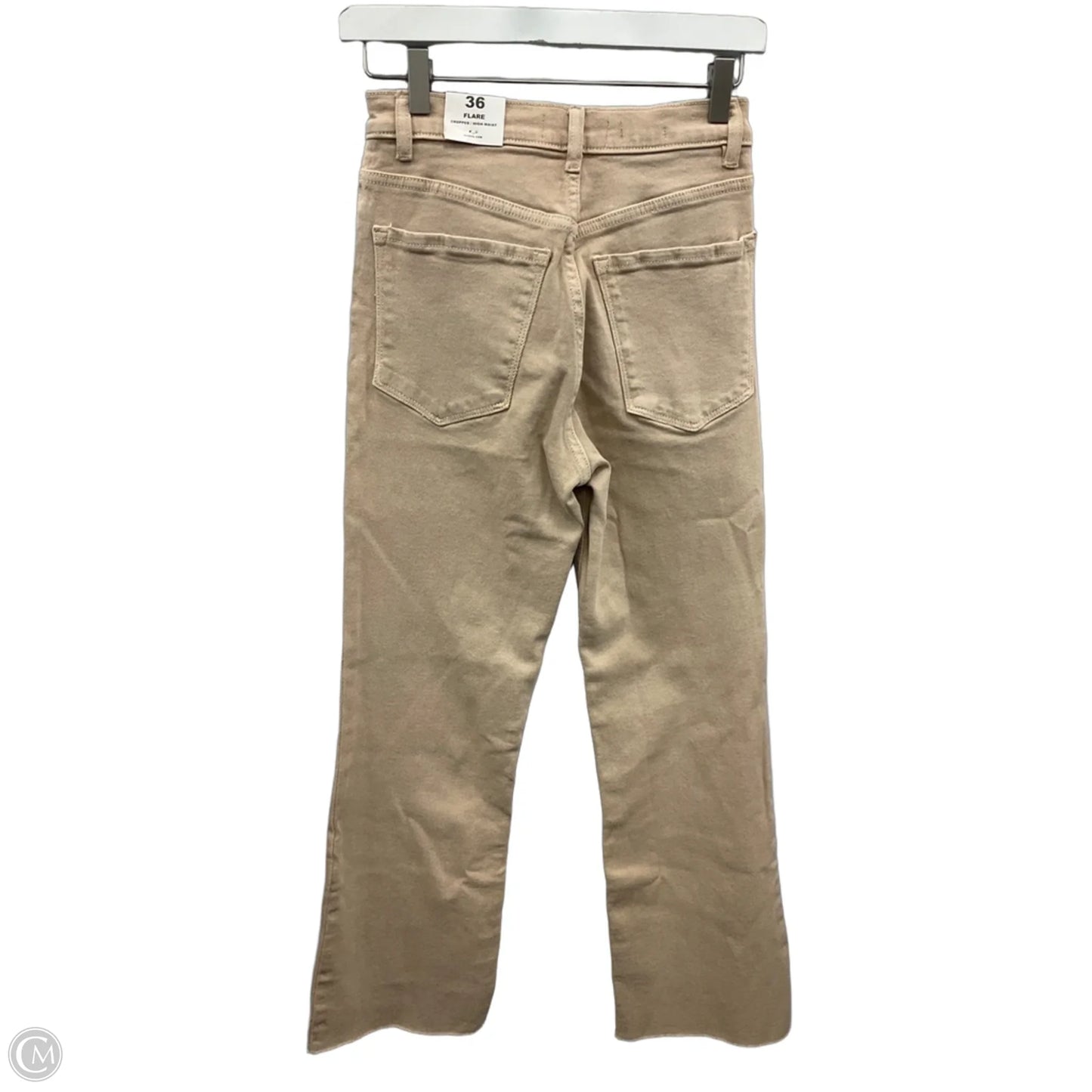 Pants Wide Leg By Mng In Tan, Size: 4