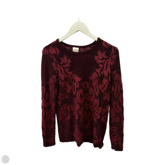 Sweater By Chicos In Red, Size: M