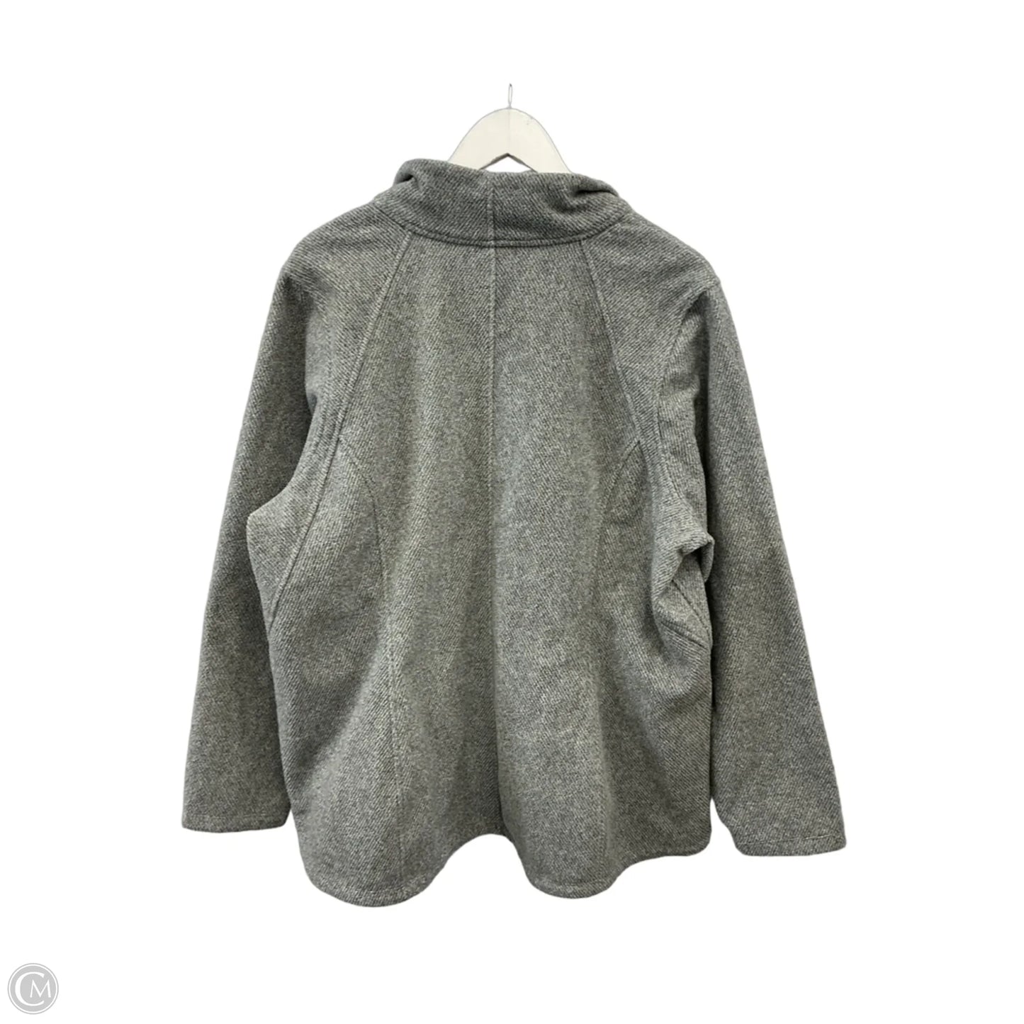 Athletic Jacket By Athleta In Grey, Size: 2x