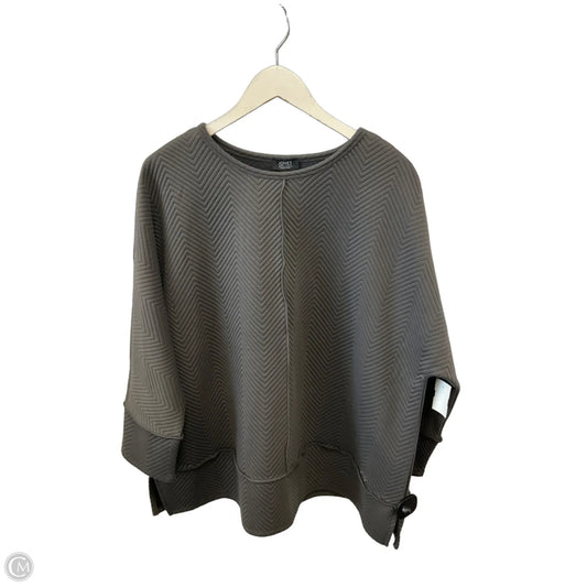 Top Long Sleeve By Jones New York In Grey, Size: Xl