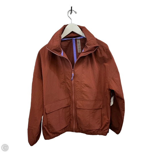 Athletic Jacket By Lou And Grey In Red, Size: Xs