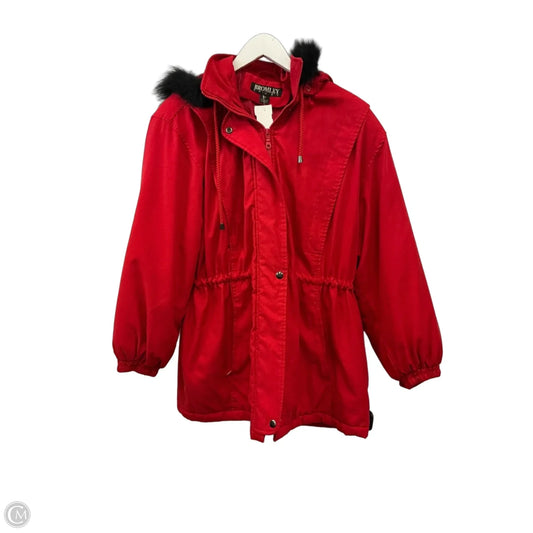 Coat Other By Clothes Mentor In Red, Size: 1x