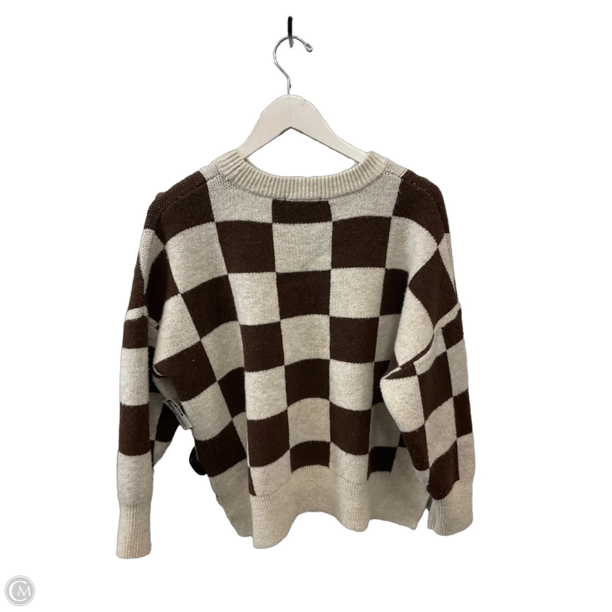 Sweater By Sincerely Jules In Checkered Pattern, Size: M