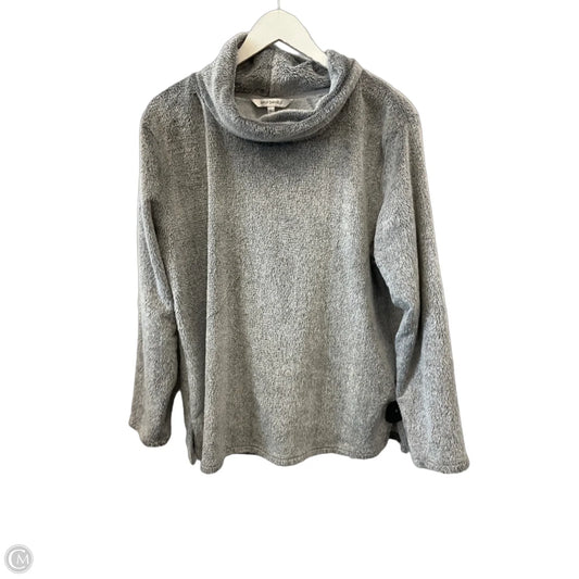 Top Long Sleeve By Emily Daniels In Grey, Size: L