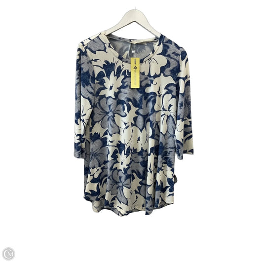 Top Long Sleeve By Clothes Mentor In Blue, Size: M