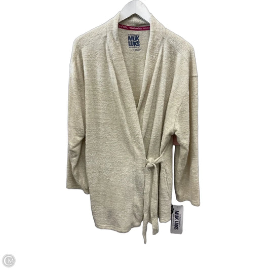 Sweater By Muk Luks In Cream, Size: 1x