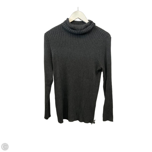 Top Long Sleeve By Chicos In Grey, Size: L