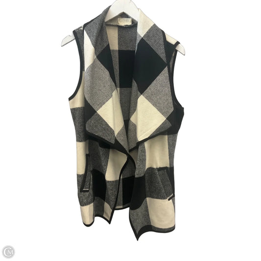 Vest Other By Clothes Mentor In Black & White, Size: L
