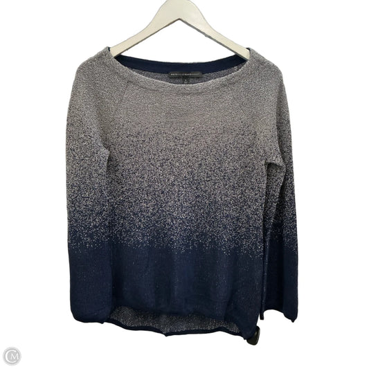 Top Long Sleeve By White House Black Market In Silver, Size: S