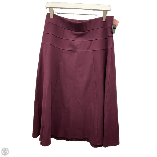 Skirt Midi By Roz And Ali In Purple, Size: M