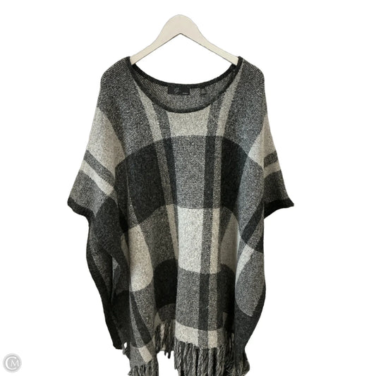 Poncho By Cyrus In Grey, Size: 2x