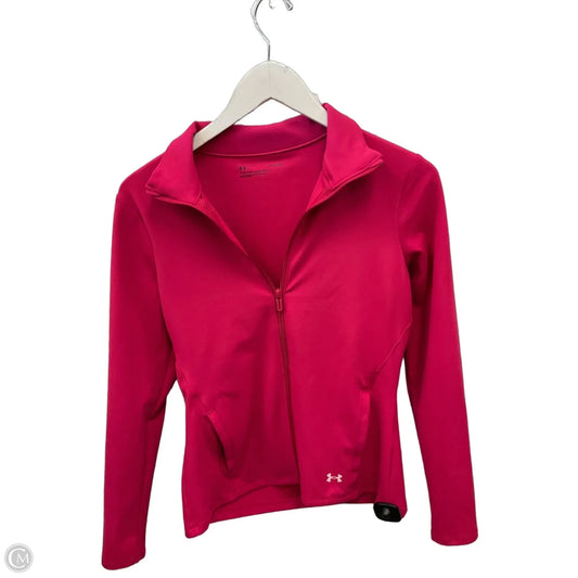 Athletic Jacket By Under Armour In Pink, Size: Sp