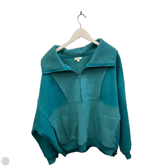 Sweatshirt Collar By Oddi In Blue, Size: 2x