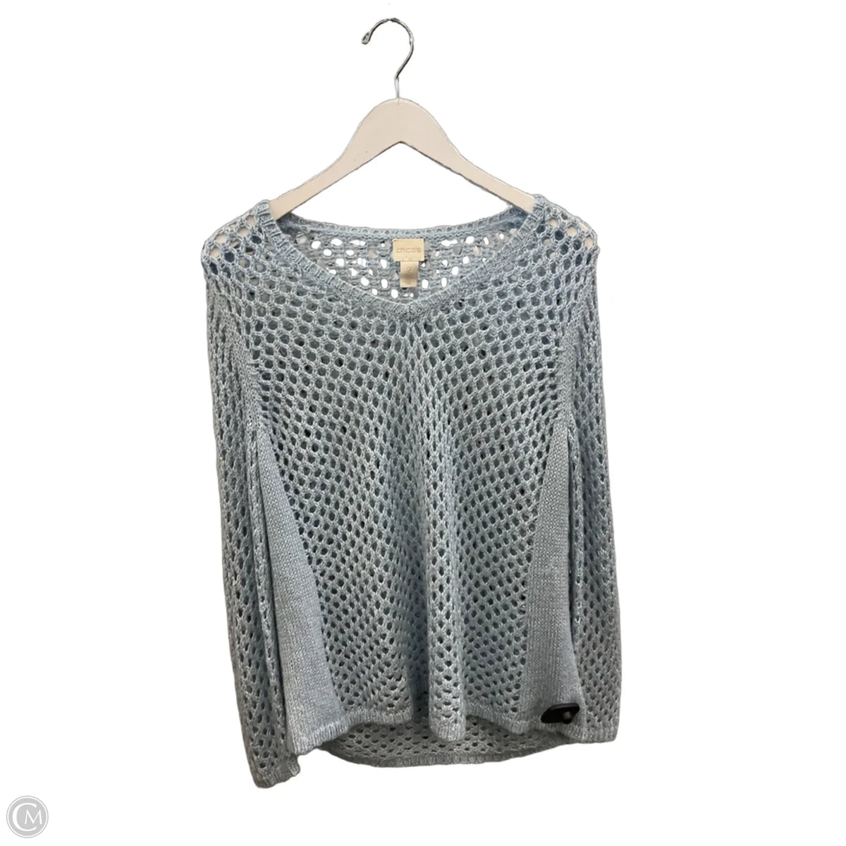 Sweater By Chicos In Blue, Size: L