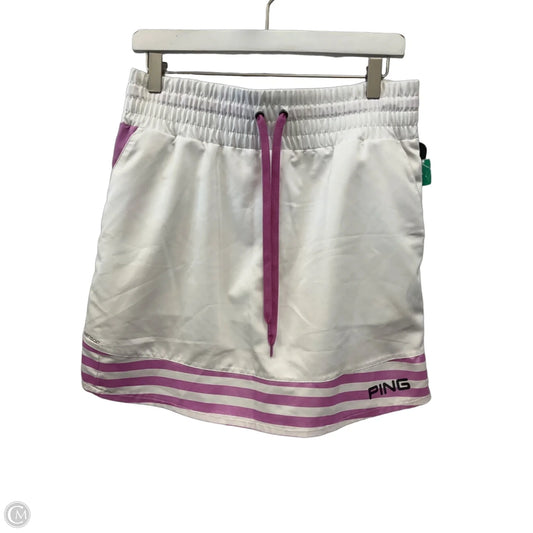 Athletic Skirt By Clothes Mentor In White, Size: M