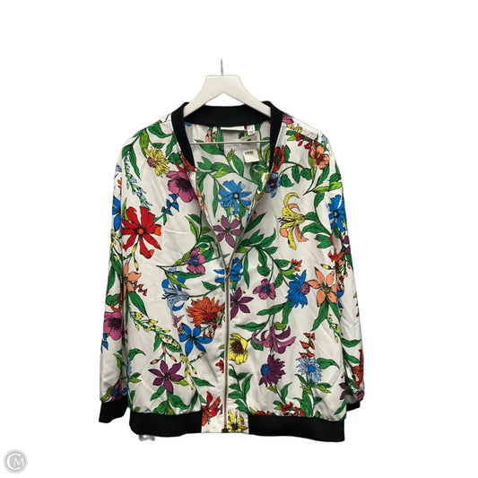 Jacket Other By Susan Graver In Floral Print, Size: 3x