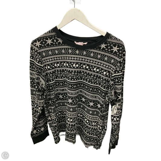 Top Long Sleeve By Victorias Secret In Black, Size: 2x