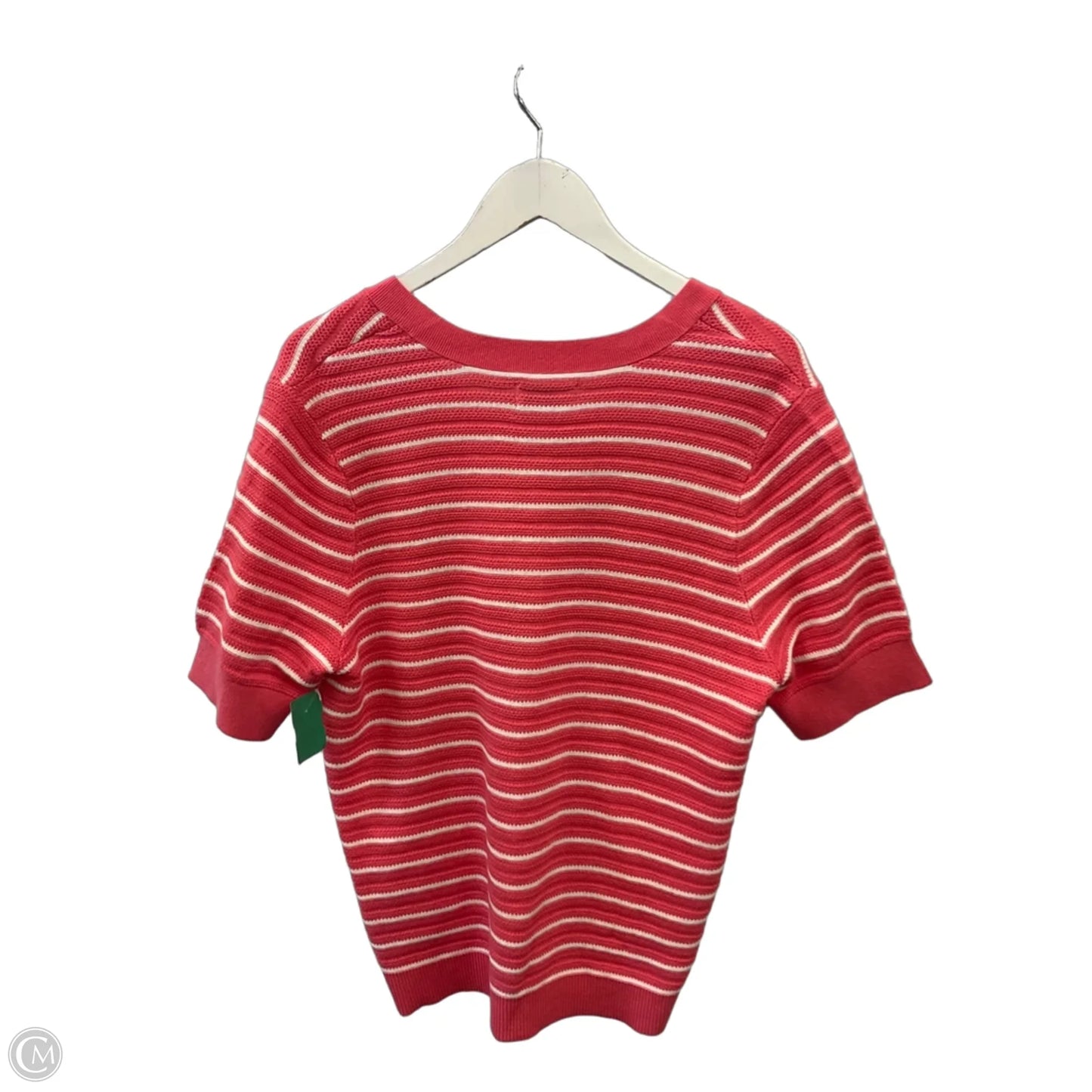 Sweater Short Sleeve By Croft And Barrow In Pink, Size: L