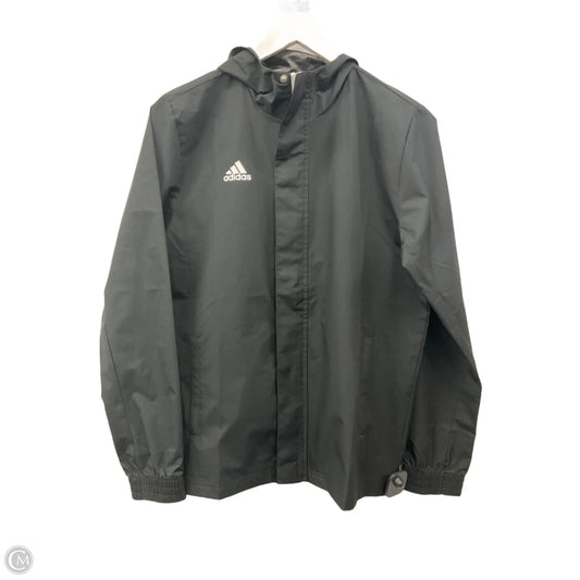 Jacket Windbreaker By Adidas In Black, Size: L