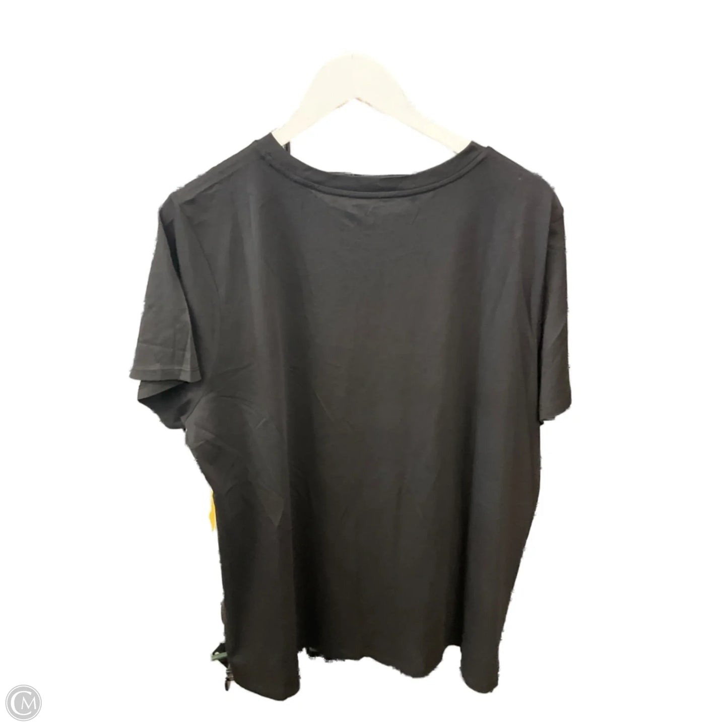 Top Short Sleeve By Michael By Michael Kors In Black, Size: 2x