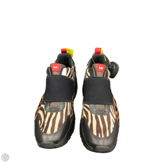 Shoes Designer By Michael Kors In Animal Print, Size: 8